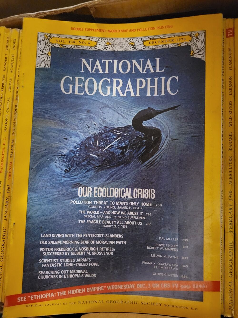 National geographic december 1970 vol 138 no. 6